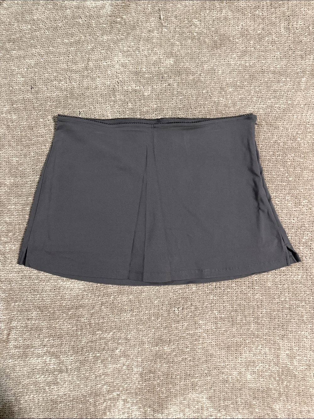wild fable Charcoal Gray Skort with Side Zipper and hook eye Closure